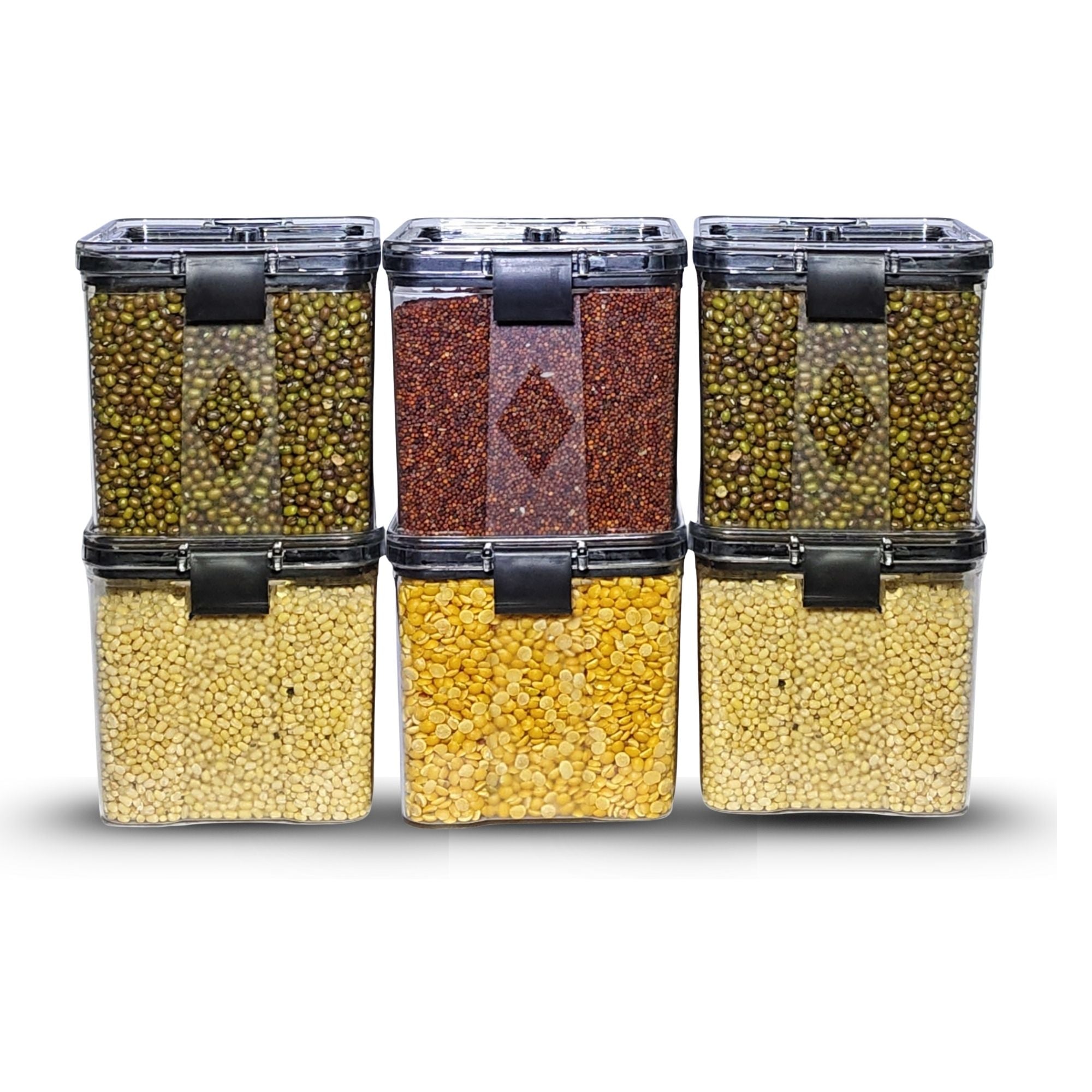 Lock And Unlock Kitchen Storage Containers Pack of 6 (700ML)