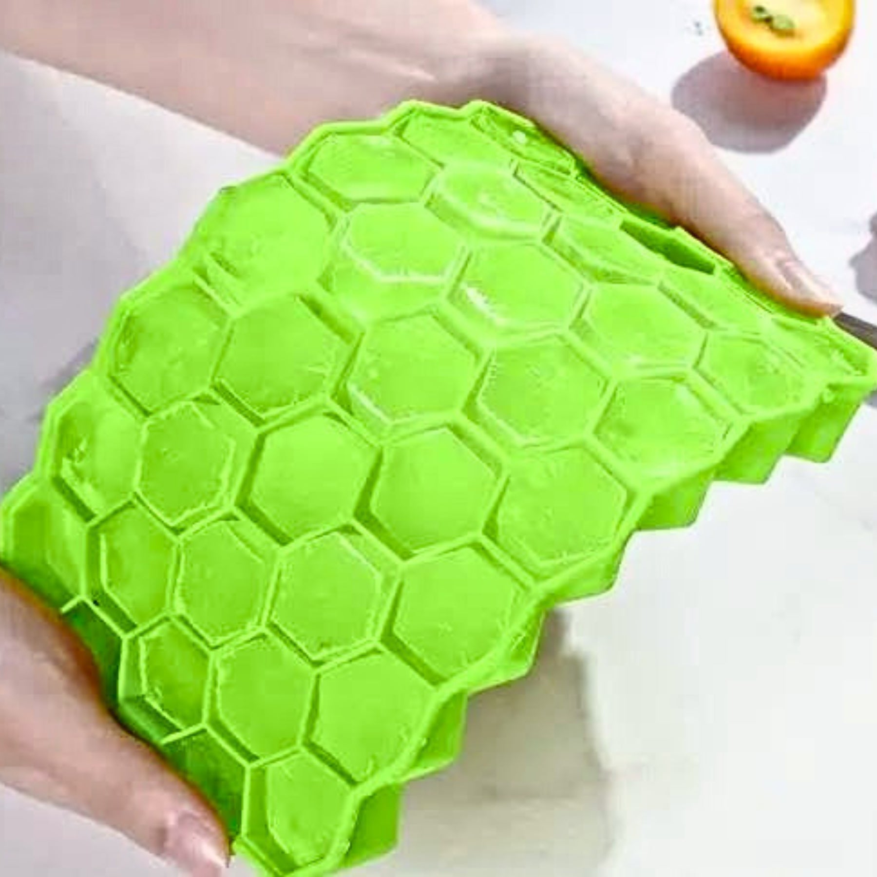 Honey Comb Silicone Ice Cube Tray – Pack of 2