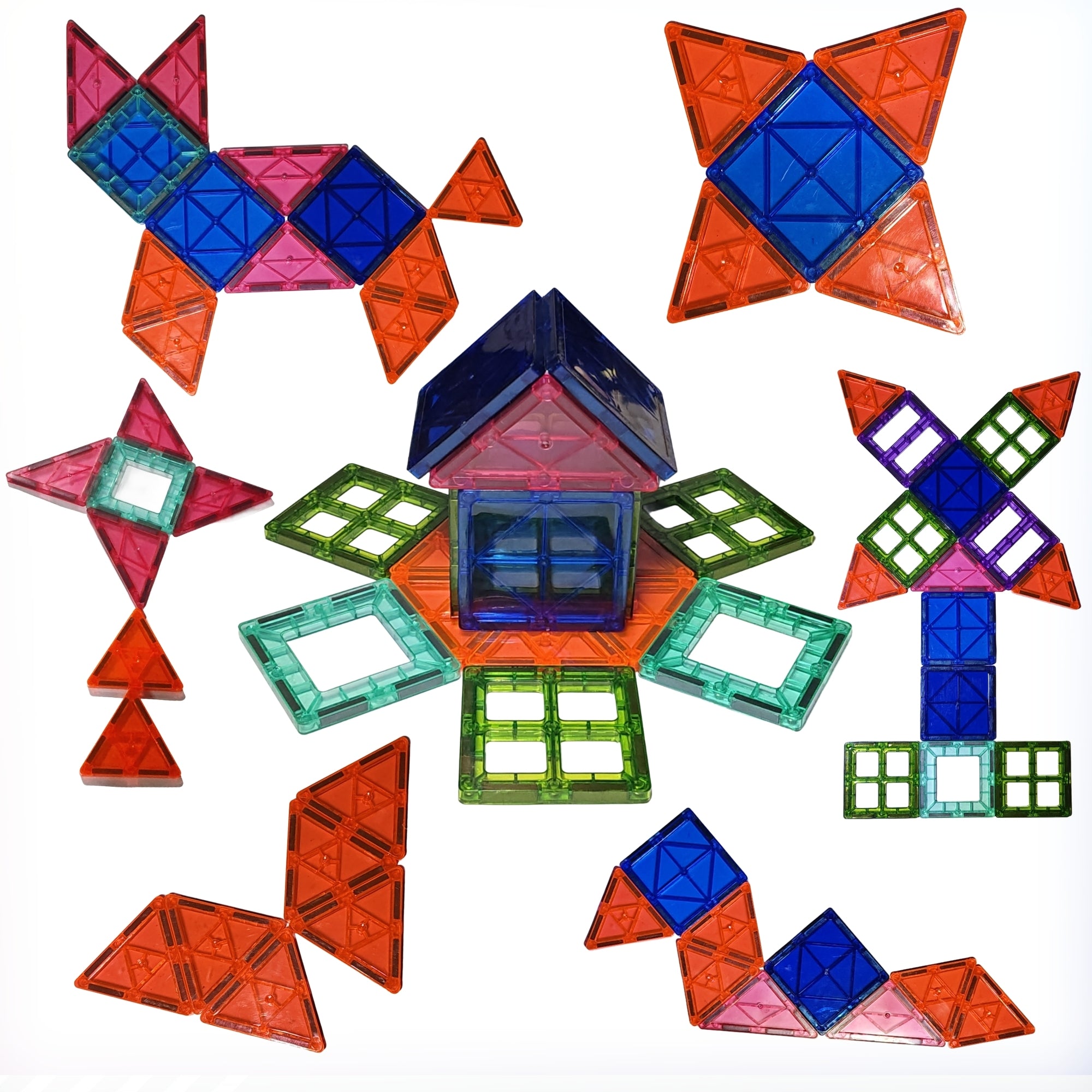 Magnetic Building Tiles for Kids || 26 Pieces || Multicolor Magnetic Construction Blocks for 3to 10 Years kids