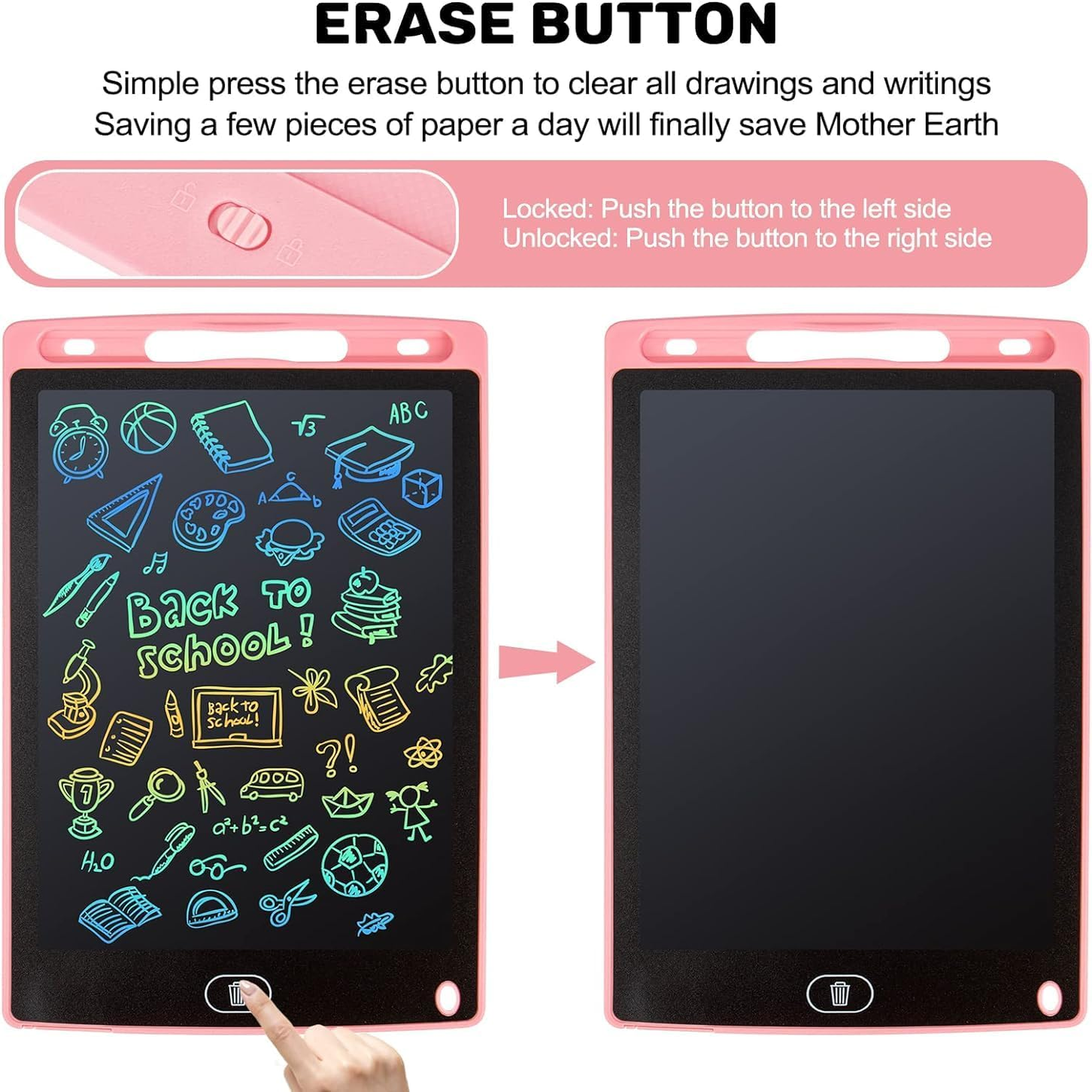 Lcd Writing Pad For Kids 8.5 Inch