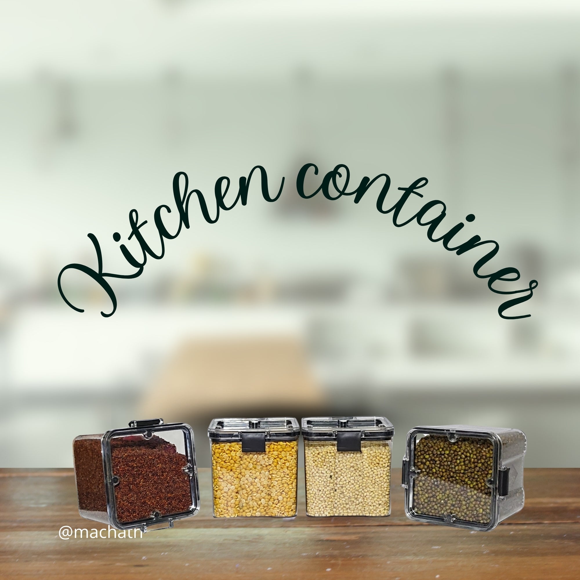 Lock And Unlock Kitchen Storage Containers Pack of 6 (700ML)