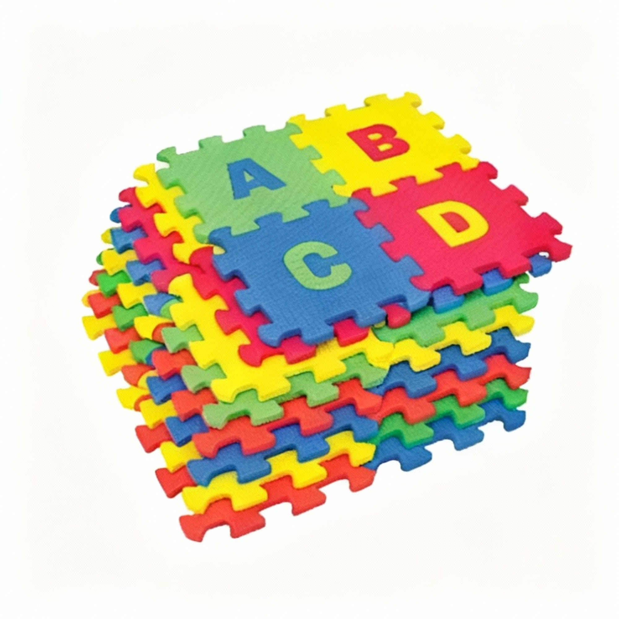36 Pieces Alphabet & Number Floor Mats for Kids, Puzzle Foam Mat for Children Above 2 Years