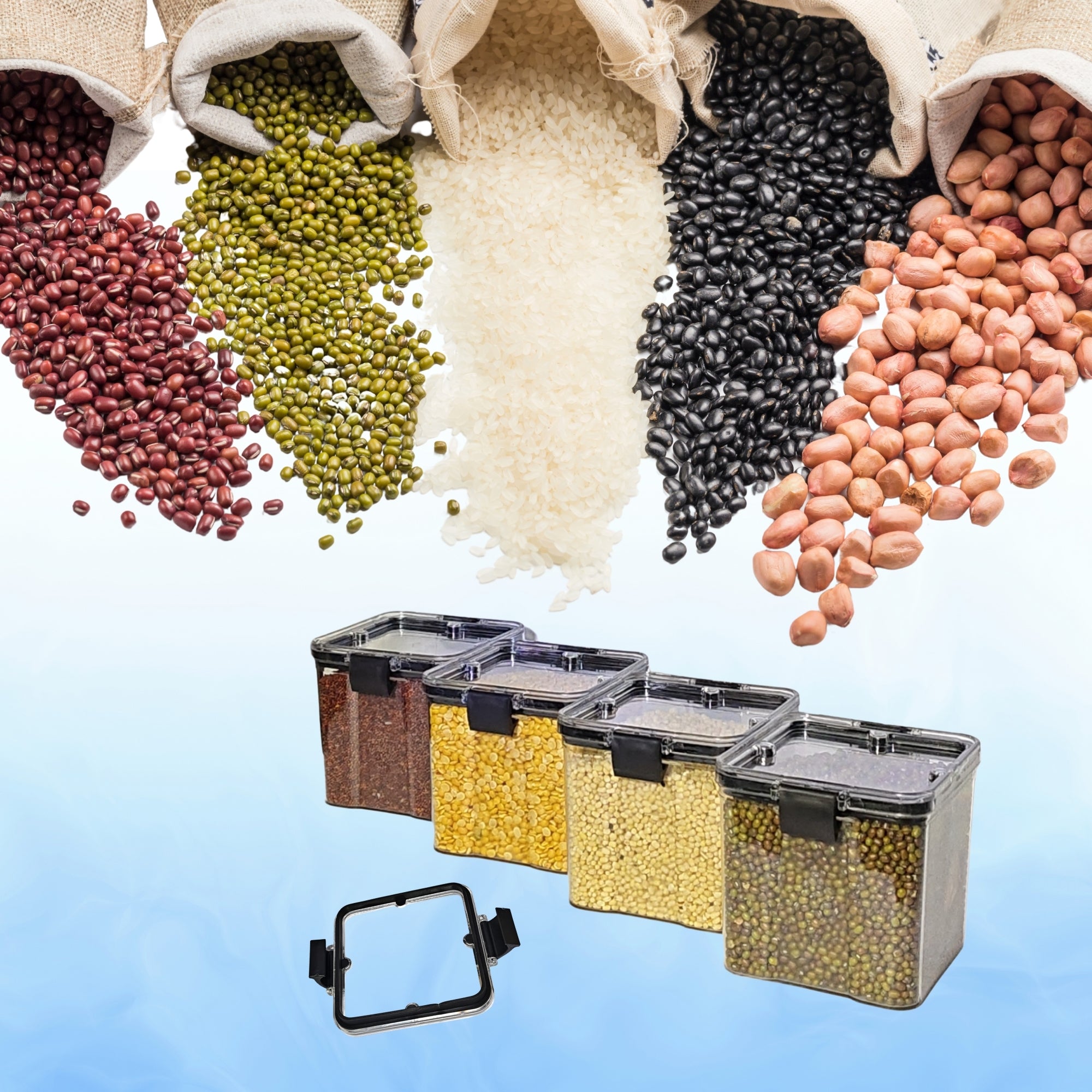 Lock And Unlock Kitchen Storage Containers Pack of 6 (700ML)