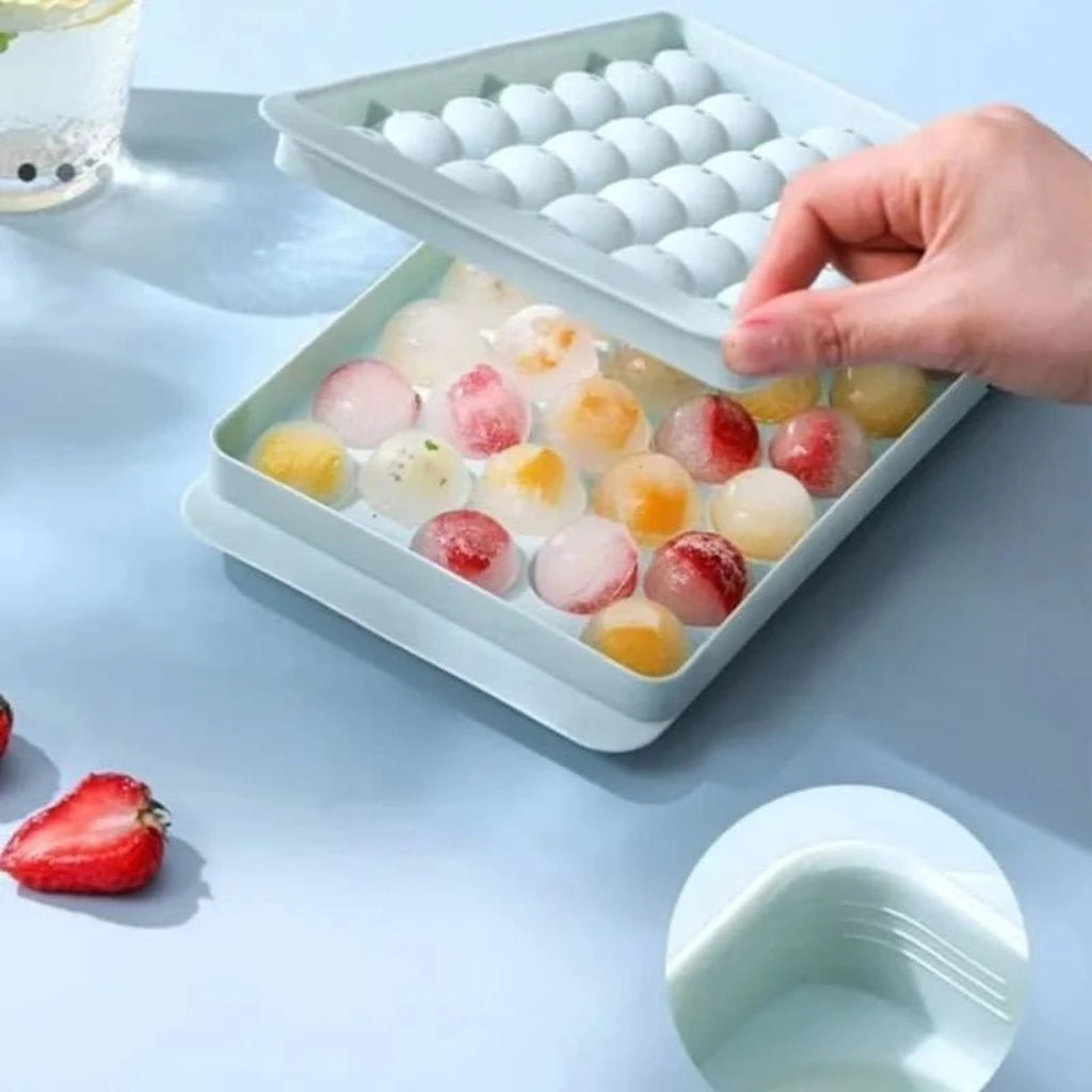 Round Ball Ice Cube Tray Pack Of 2 For Create Perfectly Round Ice Balls