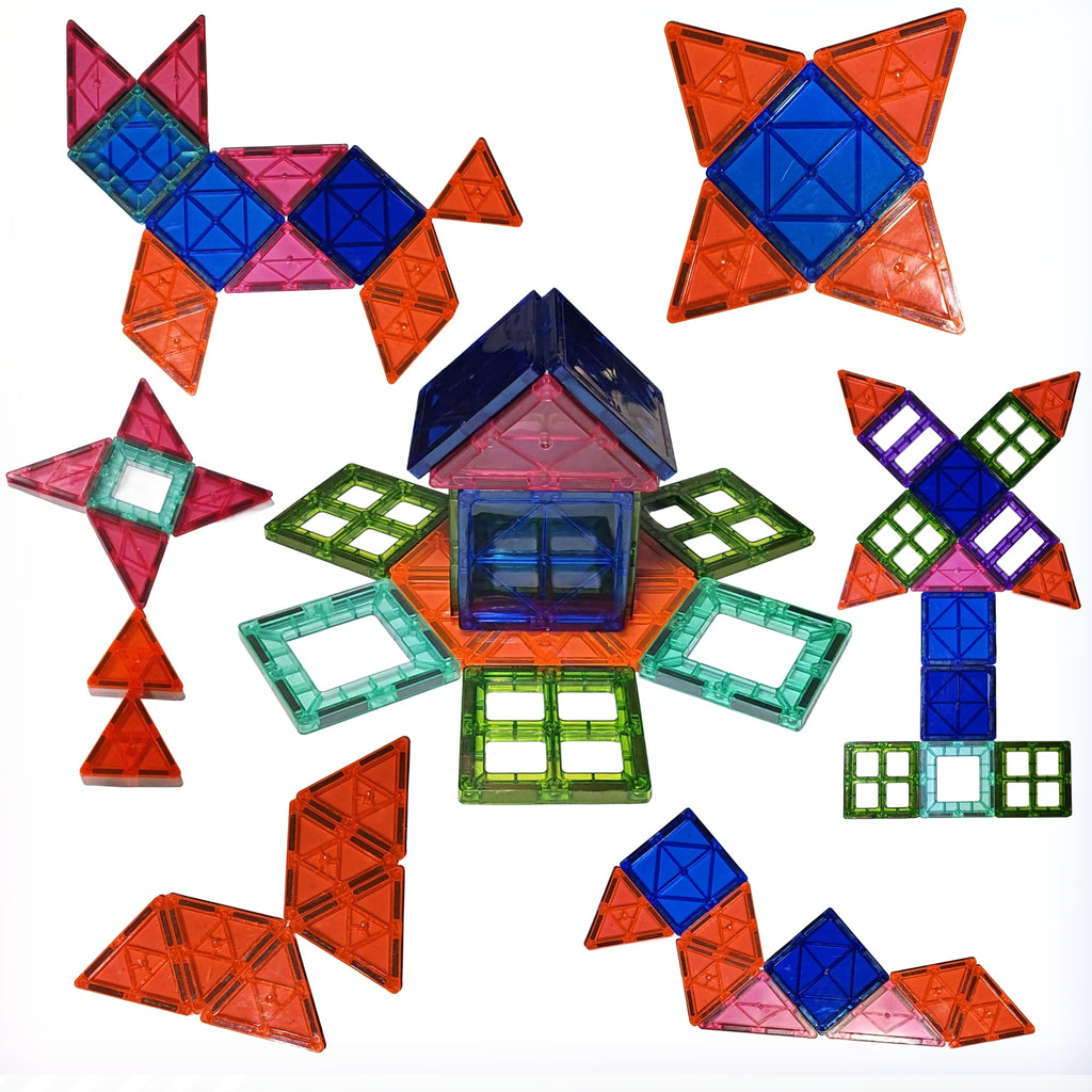 Magnetic Building Tiles for Kids || 26 Pieces || Multicolor Magnetic Construction Blocks for 3to 10 Years kids