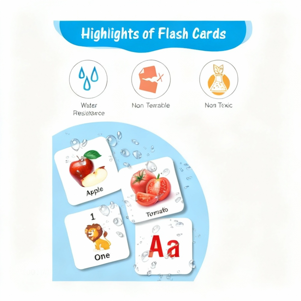 Learning And Talking Flash Card for Kids – Interactive Learning Toy