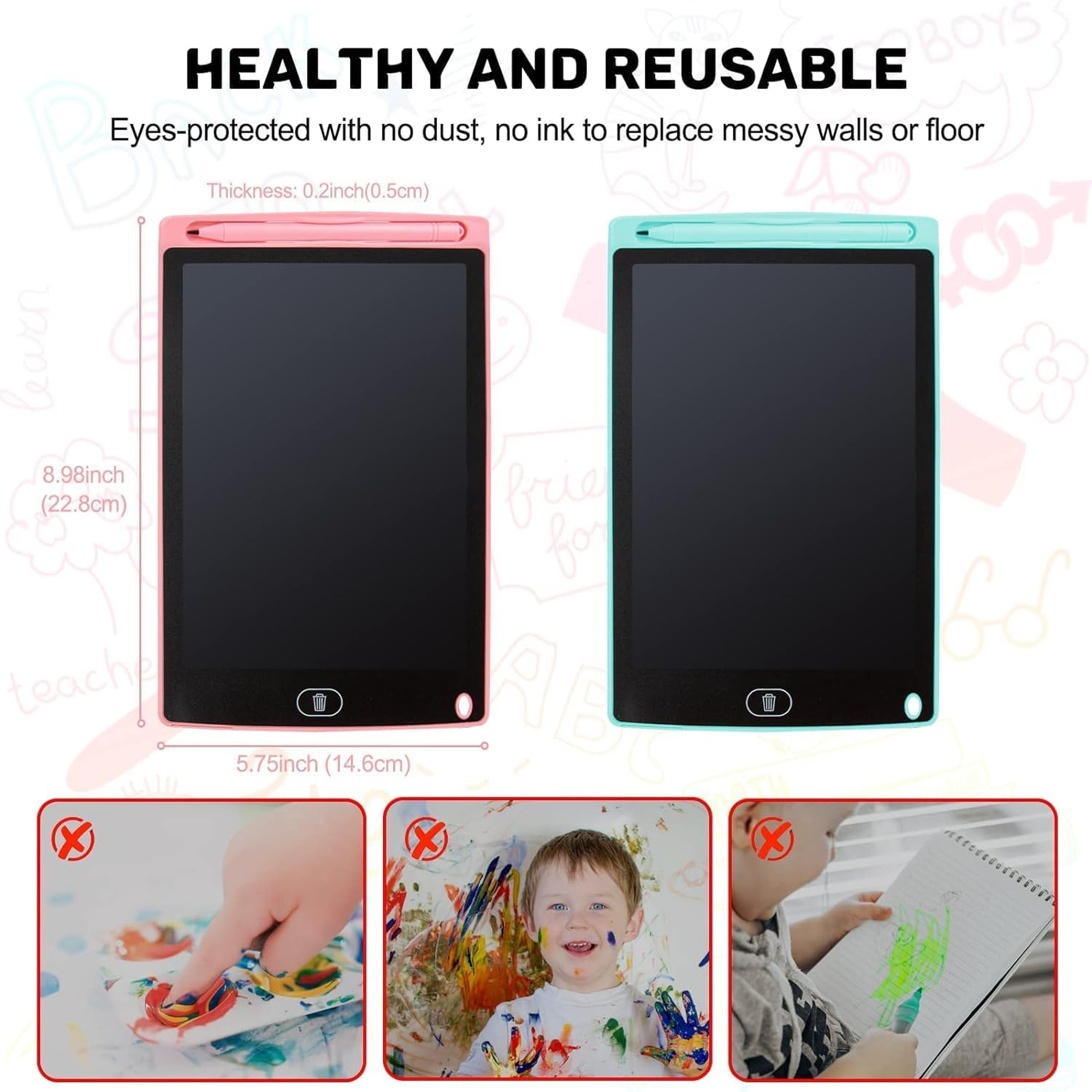 Lcd Writing Pad For Kids 8.5 Inch