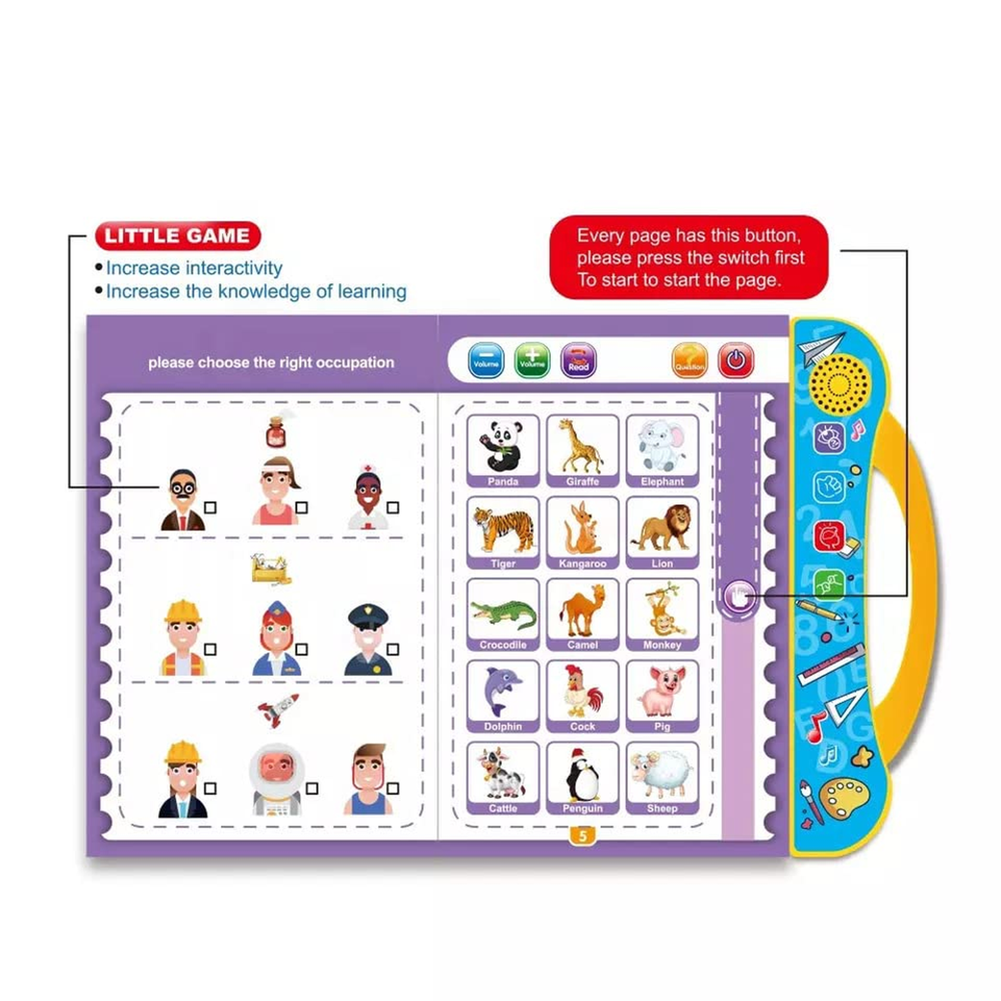 Intelligent Book For Kids With Audio